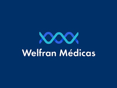 Welfran Médicas Logo Design branding identity logo logo design logo mark logotype medical logo symbol visual identity