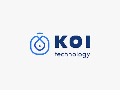 Koi Technology Logo Design branding corporate identity icon koi fish logo logo design logomark logotype software development symbol technology visual identity
