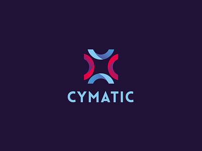 Cymatic Logo brand identity branding cymatic logo logotype mark