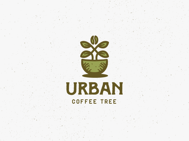 Urban coffee tree logo