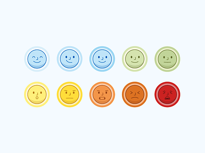 Emoji Set borg scale emoji set emojis emoticon emotions expressions faces illustration