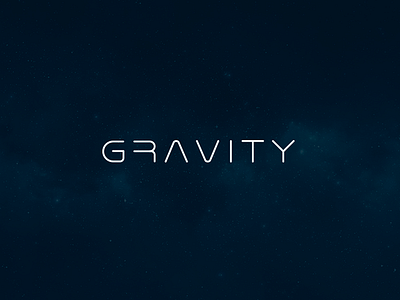 Gravity astronomy custom font font gravity space type typography