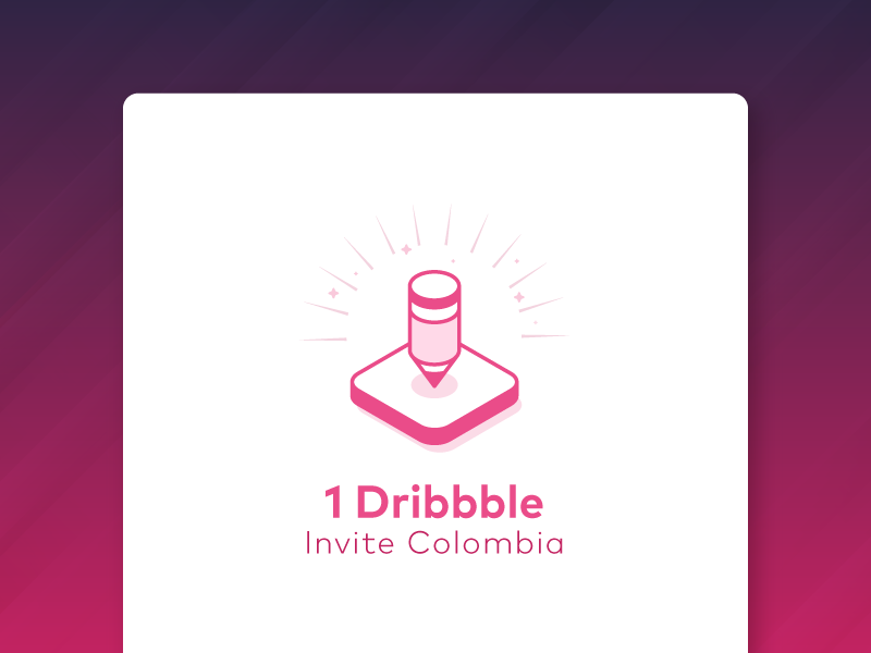 Dribbble Invite Colombia play game invitación invite dribbble invite dribbble