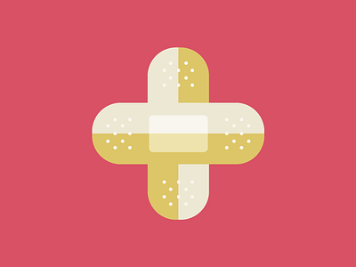 Bandage Cross Logo bandage design logo