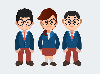 Data Science Analysts character design illustration vector