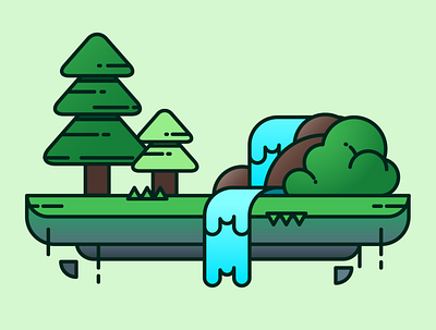 Forest Illustration illustration vector