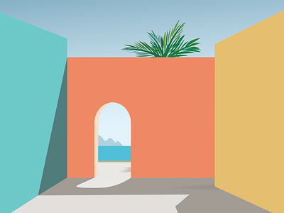 Beach holidays design graphic design illustration vector