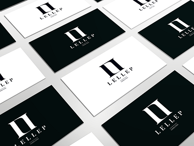 Lellep Consulting consulting estonia l lettering ll logo logomark minimal