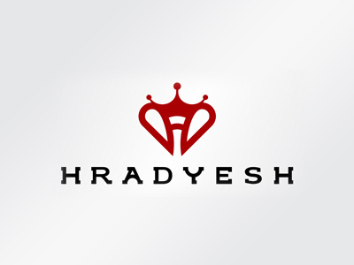 Hradyesh : King of heart artist boutique branding branding ganesh hulle graphic designer logo designer logo designing typography