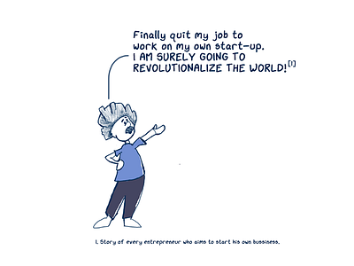 The Idea character coding satire comic comic strip entrepreneur startup