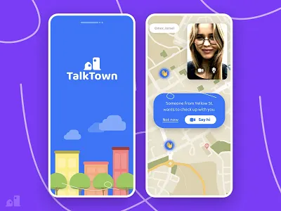 Talktown - Stay Positive Together 2020 app corona coronavirus covid damn live mobile ui uiux ux video