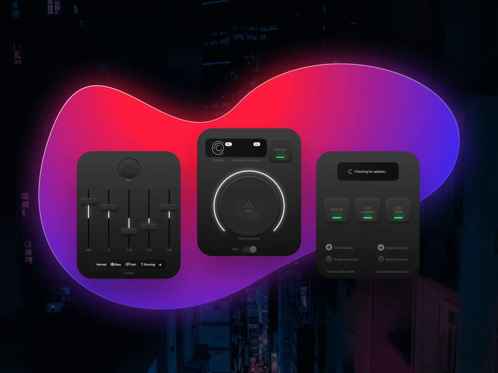 Recreating the Sony Headphone App by Tomer Redlich on Dribbble