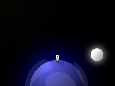🚀loopSpace 🚀Short Animation. after effects animation dark glow illustration space