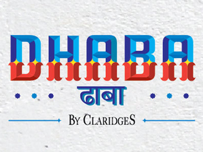 Dhaba By Claridges, New Delhi branding logo menu design restaurant branding