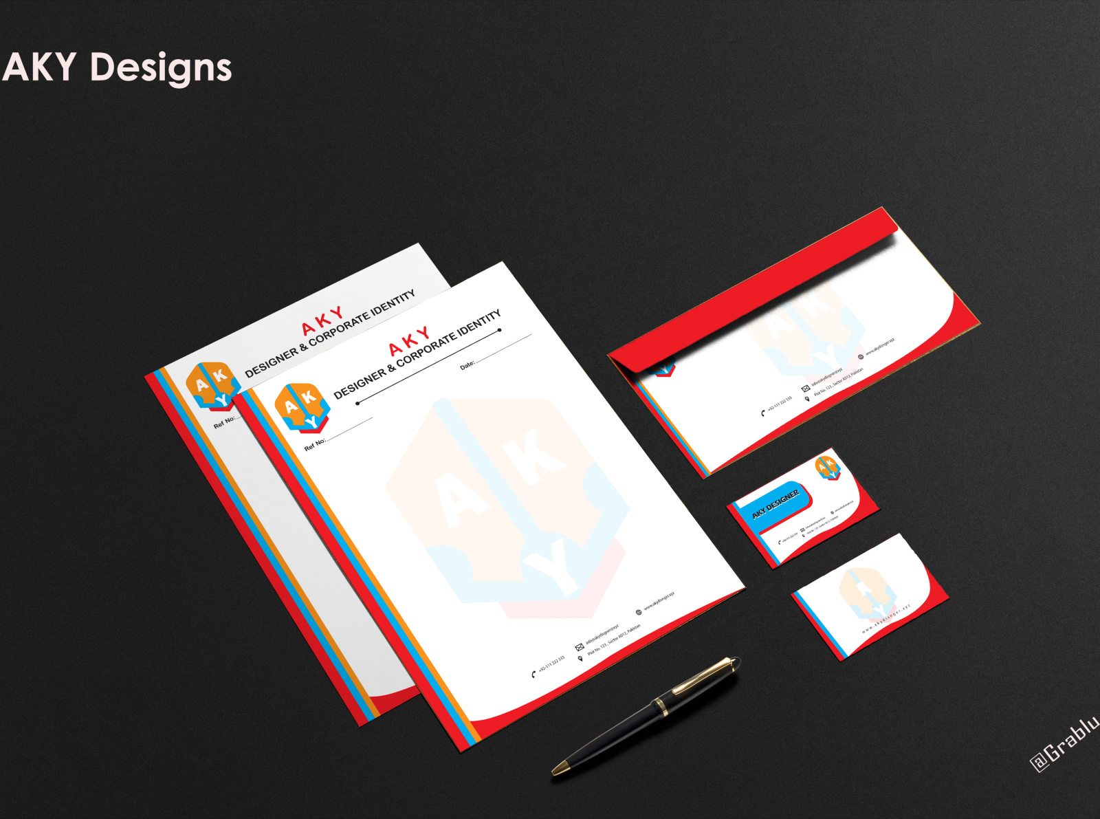Stationary Designs by Adnan Khan on Dribbble