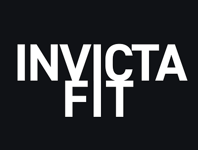 Invicta Fit Logo branding graphic design logo design