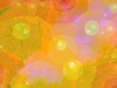 Fractal 024 A | Orange Light | 08.2021 abstract bright composition design digital fractal gradient heart illustration landscape microbe nature sky