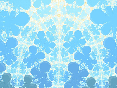 Fractal 034 A | Christian Paradise | 10.2021 abstract angel blue bright christianism composition digital fractal gradient illustration landscape nature sky