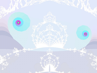 Fractal 033 B | Buddhist Paradise | 09.2021 abstract beyond bright digital fractal gradient