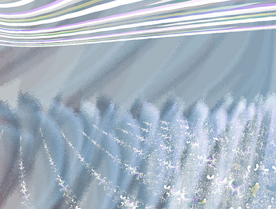 Fractal 059 A | Winter Wind abstract density digital fractal