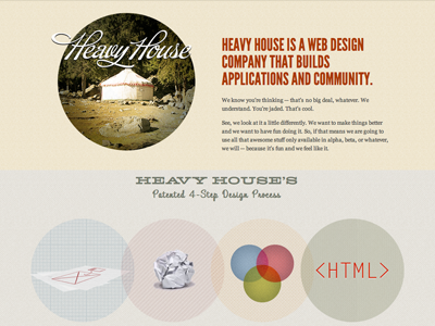Heavy House process so many fonts yurt