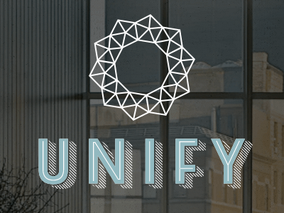 Unify Identity branding geometry le havre logo nimbus sans