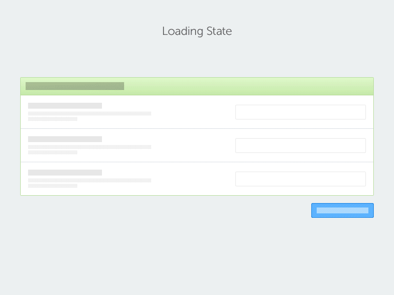 Non-Blocking Settings Page UI