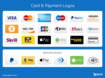 Credit Card & Payment Logos (Freebie) american express credit card ecommerce freebie logos mastercard mcommerce payment resource visa