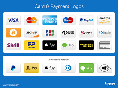 Credit Card & Payment Logos (Freebie)