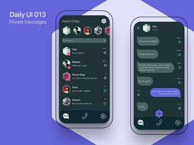 Daily UI #013 Direct Messaging 013 3d animation app branding dailyui design figma graphic design illustration logo motion graphics sketch ui uidesign ux vector