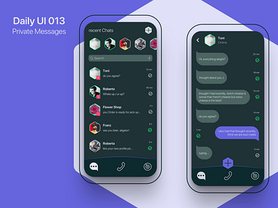 Daily UI #013 Direct Messaging