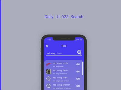 Daily UI #022 Search