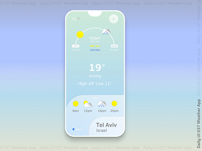 Daily UI #037 Weather App