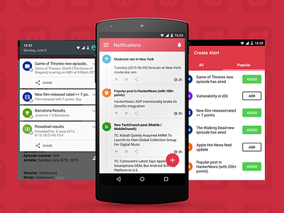 Hooks App Android android hooks material notification