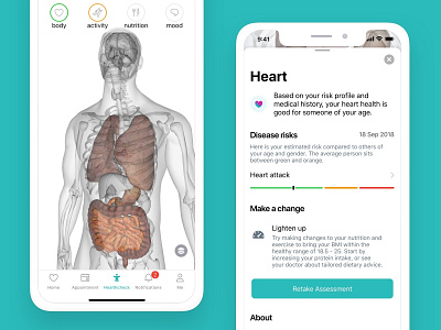 Babylon Healthcheck ai design health ios mobile app ui ux design
