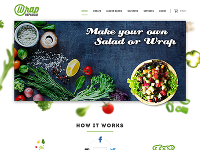 Wrap Republiq Website Design