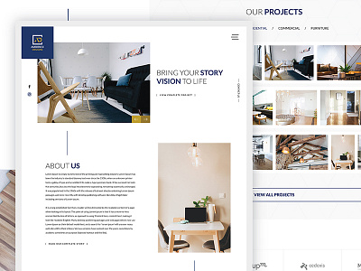 Ambience Designs Website ambience company decorator designs furniture homedecor interior ui uidesign uxdesign webdesign