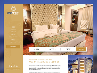 KLG Starlite Website | Business Hotel business hotel comfort hotel klg starlite luxury restaurant tourism travel ui ux wanderlust webdesign