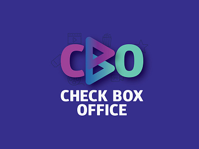 Check Box Office Logo bollywood box office check box office cinema logo movies play