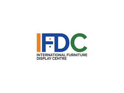 IFDC Logo centre design display furniture ifdc india indian logo