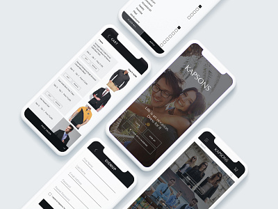 App Ui Design Kapsons android app app apparel apple application design ecommerce fashion kapsons lifestyle mobile online shopping phone app retail uxui