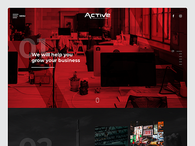 Website Design for Marketing Agency - Active Marketing Solutions