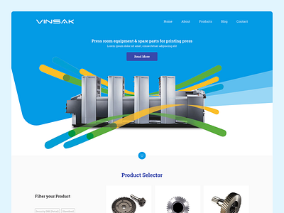 Vinsak Website Design company design india interacive parts printer parts printers responsive ui ui design uidesign userinterface ux vinsak webdesign website