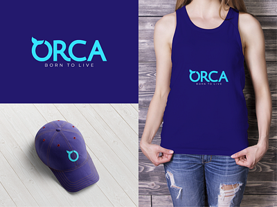 Orca Logo Design apparel blue design fashion graphicdesign icon illustration killer whale logo orca royal blue trending typography vector whale