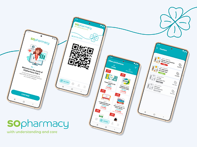 SOpharmacy | Loyalty Card Mobile App app card design graphic design illustration loyalty mobile pharmacy ui ux ux