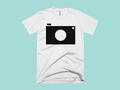 Camera T-shirt apparel camera minimal photography t shirt tee white