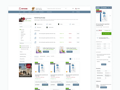 Pethome | ecommerce store redesign design ui ux webdesign