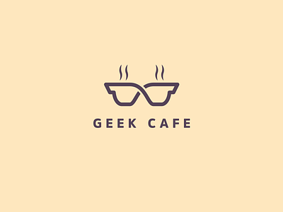 Geek Cafe cafe coffee drink geek glasses nerd tea warm