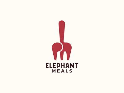 Elephant Meals animal dumbo eat elephant food fork meal