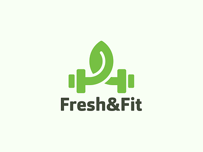 Fresh & Fit fitness gym health leaf nature nutrition weight wellness